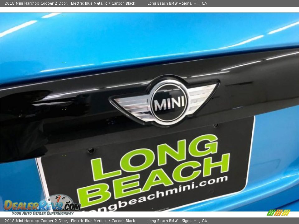 2018 Mini Hardtop Cooper 2 Door Electric Blue Metallic / Carbon Black Photo #23