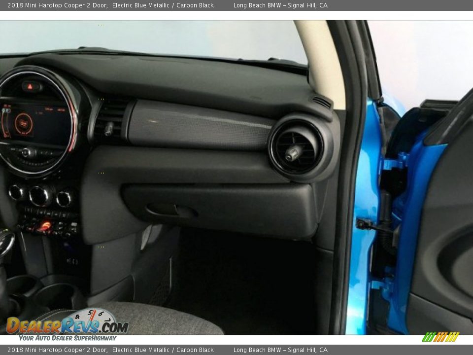 2018 Mini Hardtop Cooper 2 Door Electric Blue Metallic / Carbon Black Photo #24