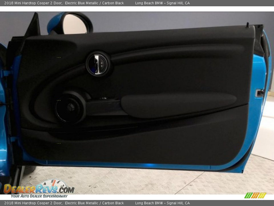 2018 Mini Hardtop Cooper 2 Door Electric Blue Metallic / Carbon Black Photo #26