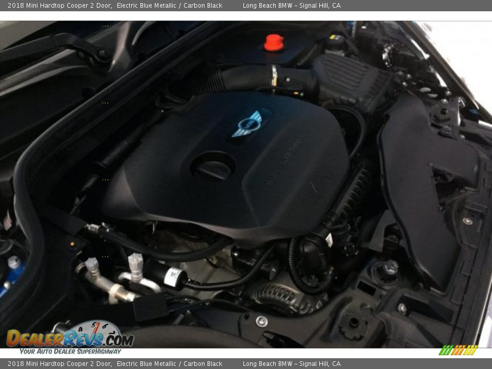 2018 Mini Hardtop Cooper 2 Door Electric Blue Metallic / Carbon Black Photo #27