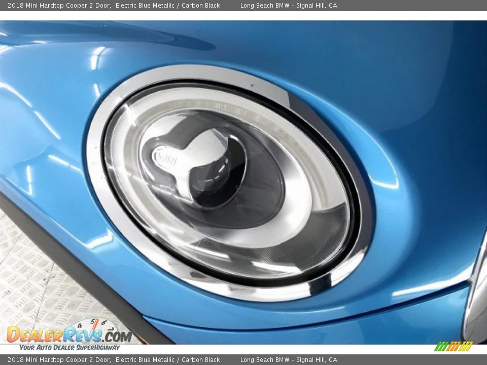 2018 Mini Hardtop Cooper 2 Door Electric Blue Metallic / Carbon Black Photo #28