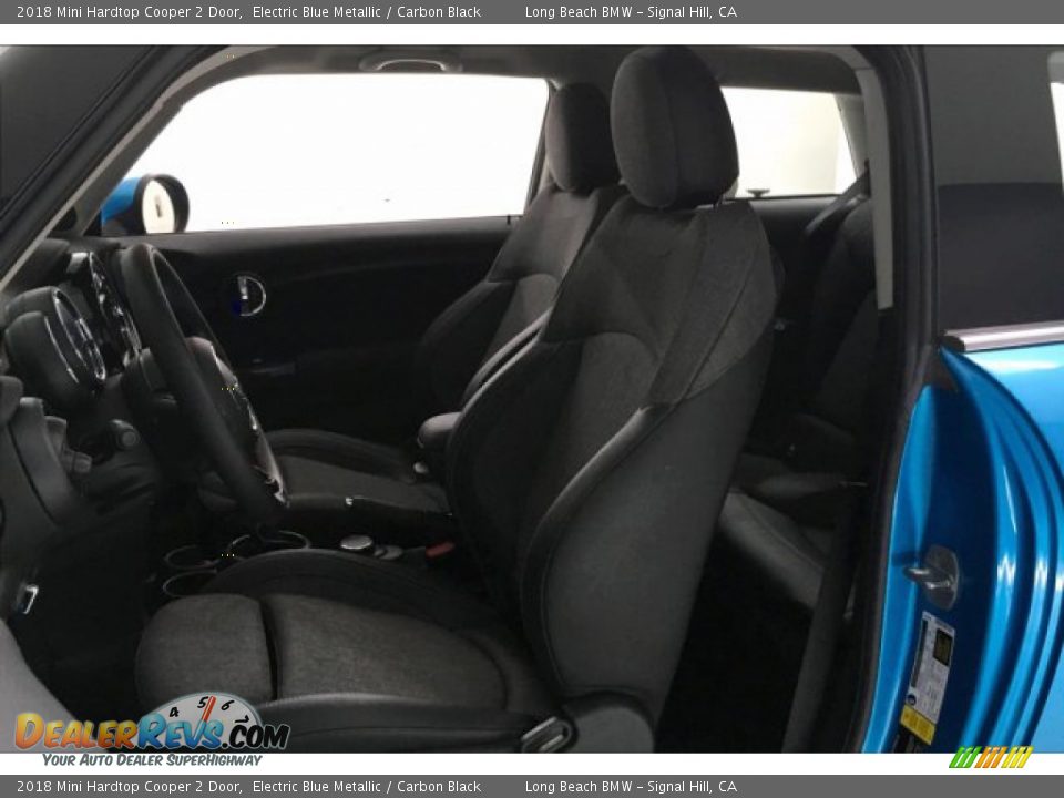 2018 Mini Hardtop Cooper 2 Door Electric Blue Metallic / Carbon Black Photo #32