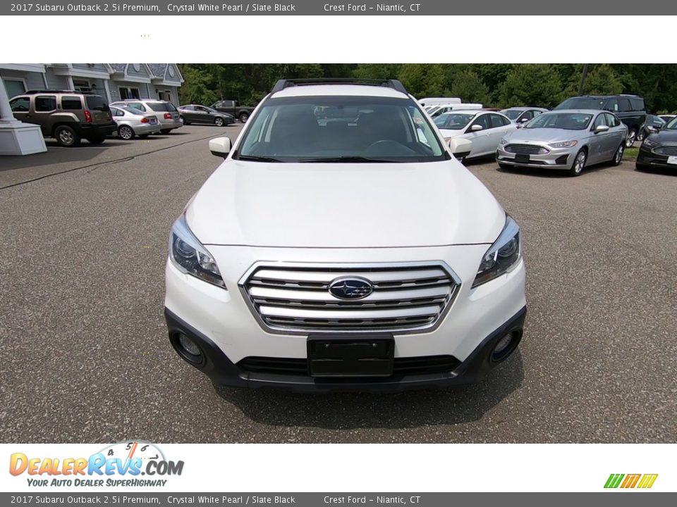 2017 Subaru Outback 2.5i Premium Crystal White Pearl / Slate Black Photo #2