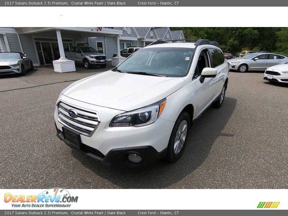 2017 Subaru Outback 2.5i Premium Crystal White Pearl / Slate Black Photo #3