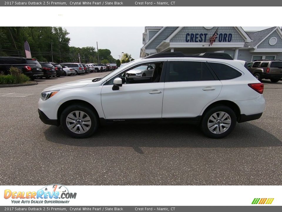 2017 Subaru Outback 2.5i Premium Crystal White Pearl / Slate Black Photo #4