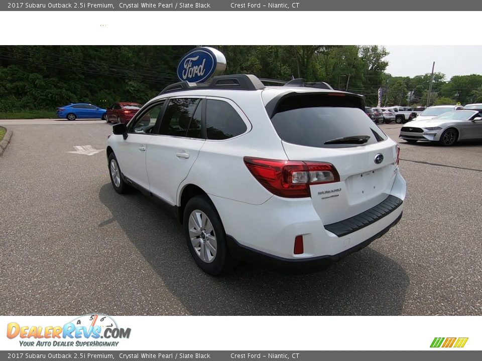 2017 Subaru Outback 2.5i Premium Crystal White Pearl / Slate Black Photo #5