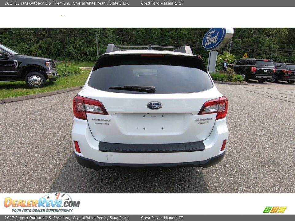 2017 Subaru Outback 2.5i Premium Crystal White Pearl / Slate Black Photo #6