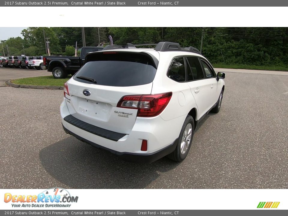 2017 Subaru Outback 2.5i Premium Crystal White Pearl / Slate Black Photo #7
