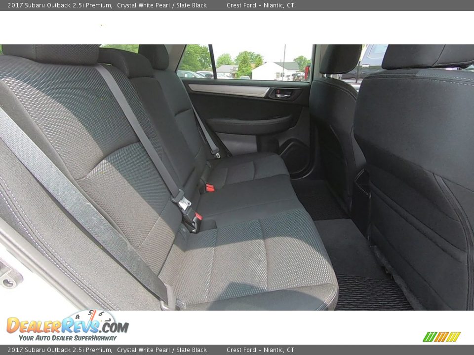 2017 Subaru Outback 2.5i Premium Crystal White Pearl / Slate Black Photo #23