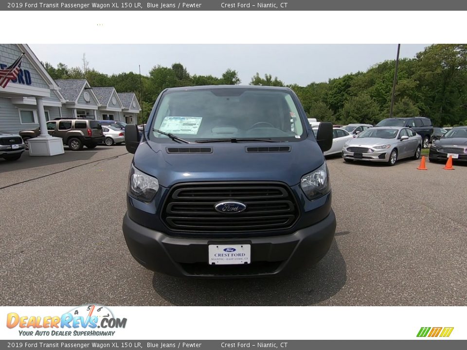 2019 Ford Transit Passenger Wagon XL 150 LR Blue Jeans / Pewter Photo #2