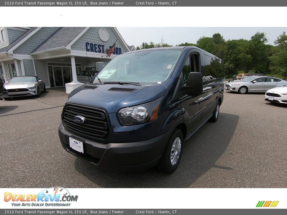2019 Ford Transit Passenger Wagon XL 150 LR Blue Jeans / Pewter Photo #3