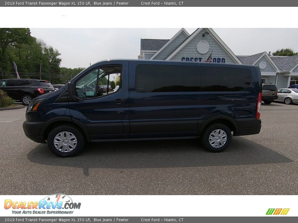 2019 Ford Transit Passenger Wagon XL 150 LR Blue Jeans / Pewter Photo #4