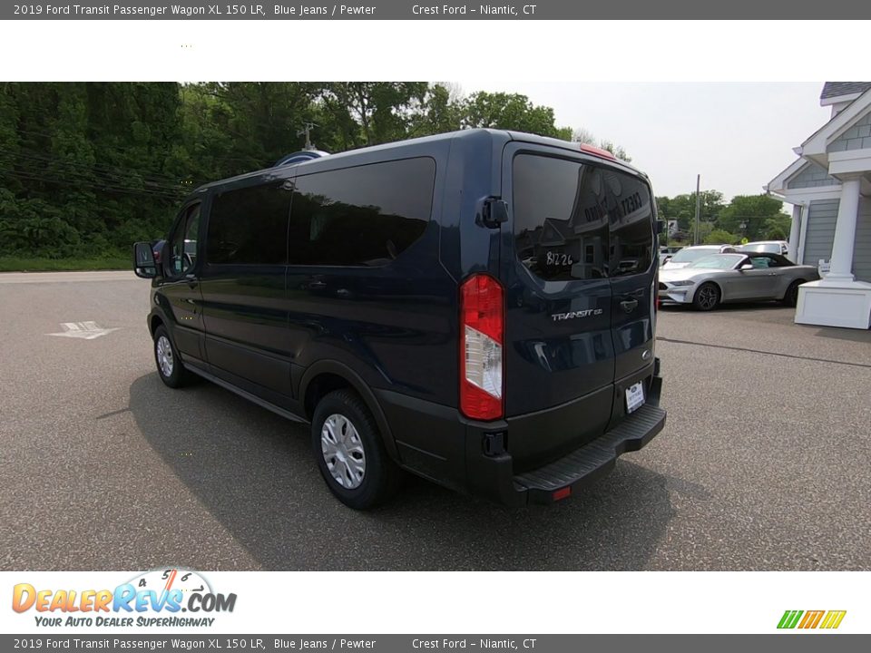 2019 Ford Transit Passenger Wagon XL 150 LR Blue Jeans / Pewter Photo #5