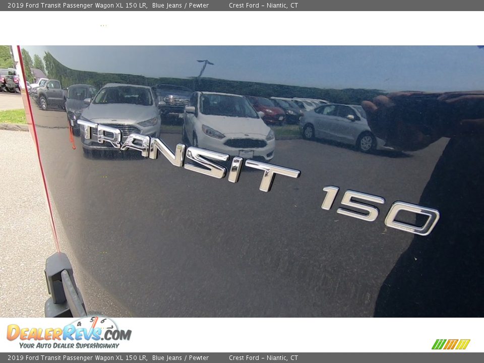 2019 Ford Transit Passenger Wagon XL 150 LR Blue Jeans / Pewter Photo #9