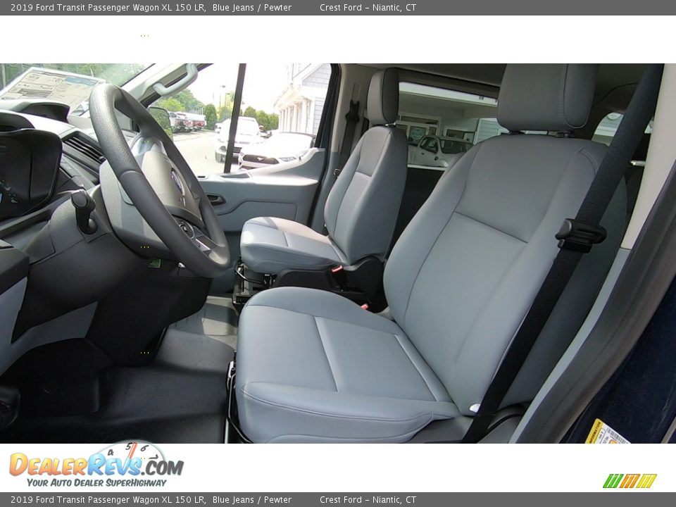 2019 Ford Transit Passenger Wagon XL 150 LR Blue Jeans / Pewter Photo #11