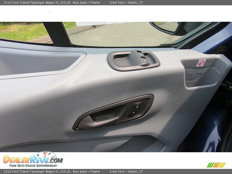 2019 Ford Transit Passenger Wagon XL 150 LR Blue Jeans / Pewter Photo #12
