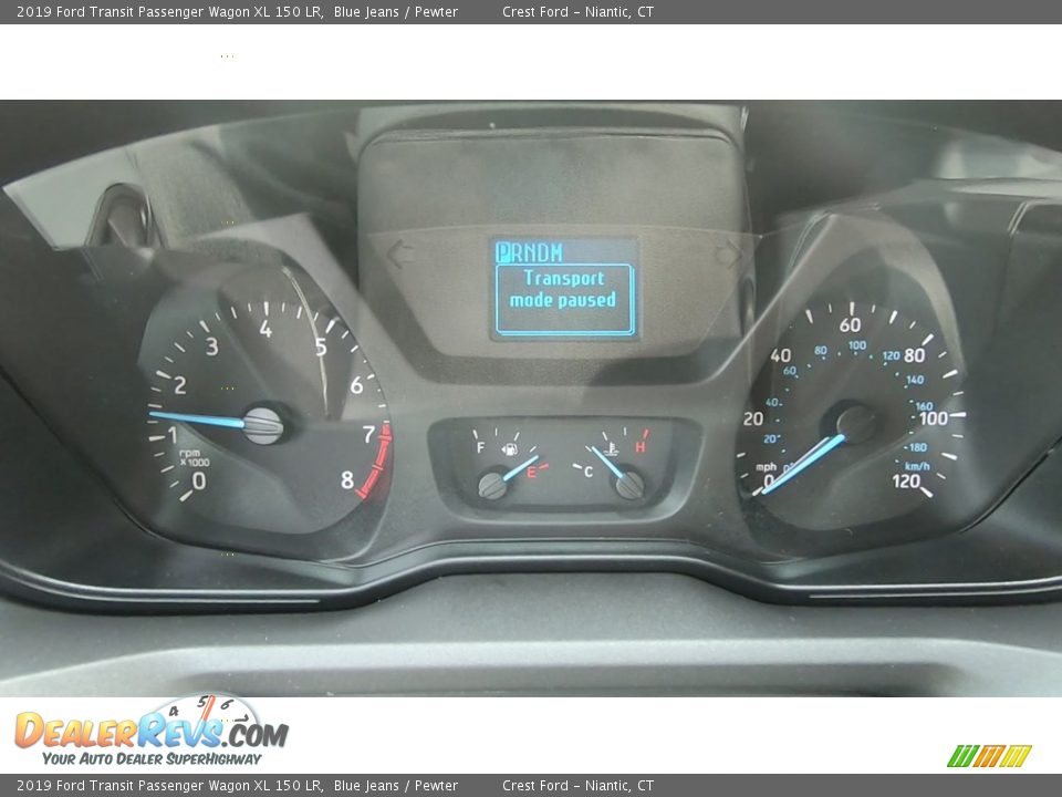 2019 Ford Transit Passenger Wagon XL 150 LR Blue Jeans / Pewter Photo #13