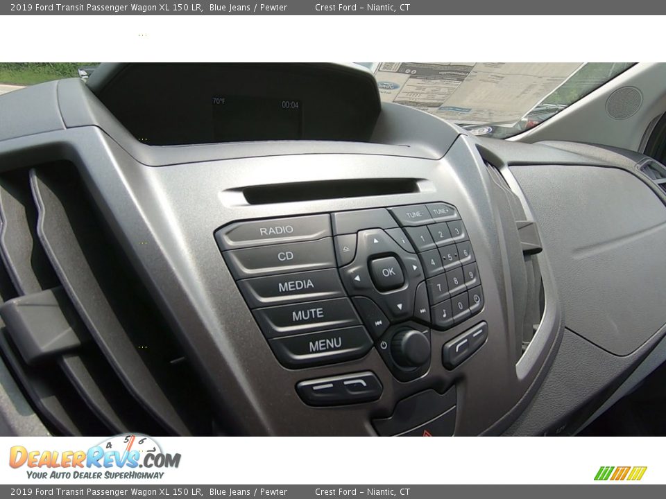 2019 Ford Transit Passenger Wagon XL 150 LR Blue Jeans / Pewter Photo #14