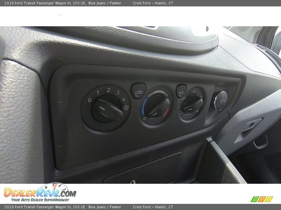 2019 Ford Transit Passenger Wagon XL 150 LR Blue Jeans / Pewter Photo #15
