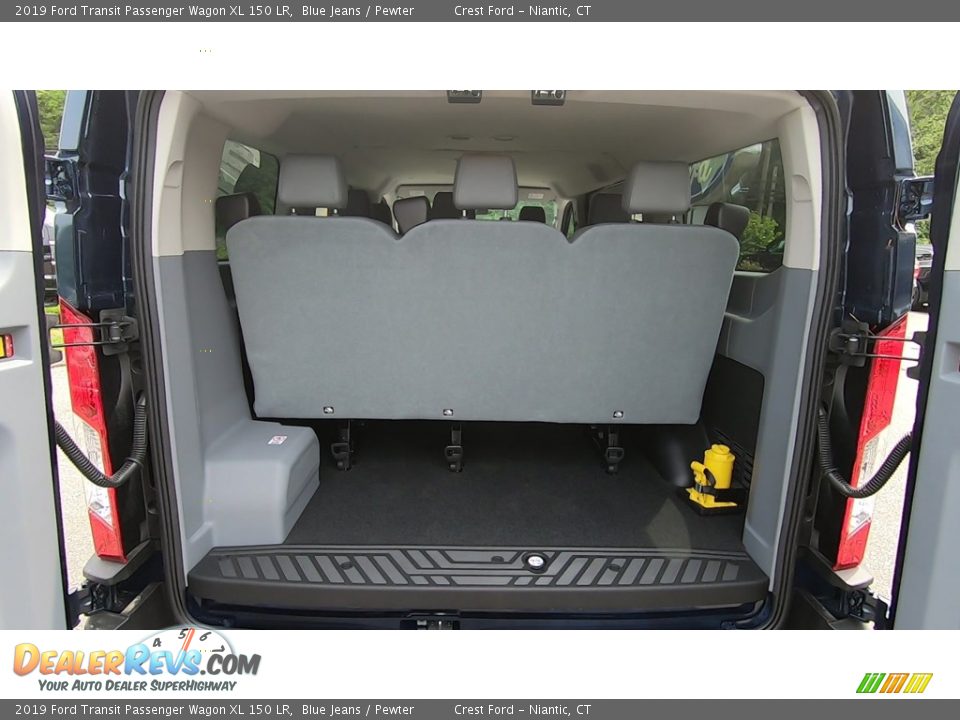 2019 Ford Transit Passenger Wagon XL 150 LR Blue Jeans / Pewter Photo #18