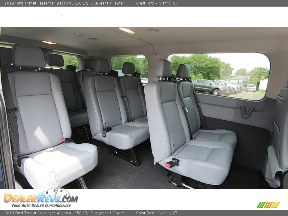 2019 Ford Transit Passenger Wagon XL 150 LR Blue Jeans / Pewter Photo #20