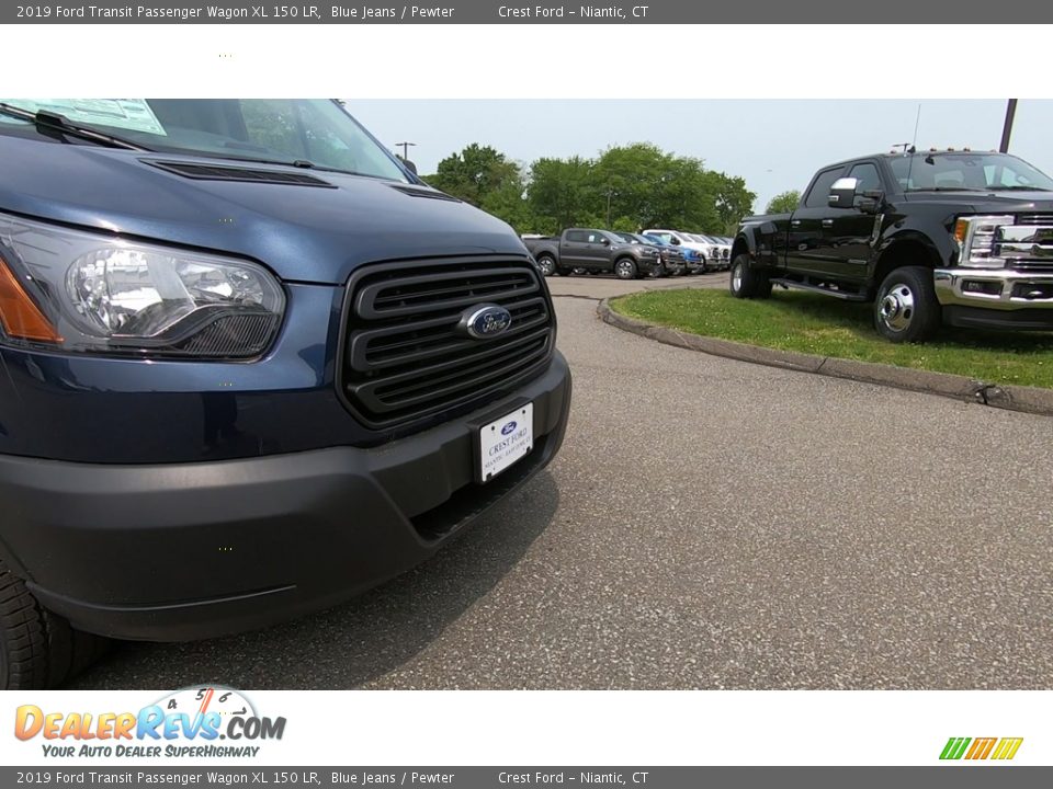 2019 Ford Transit Passenger Wagon XL 150 LR Blue Jeans / Pewter Photo #25
