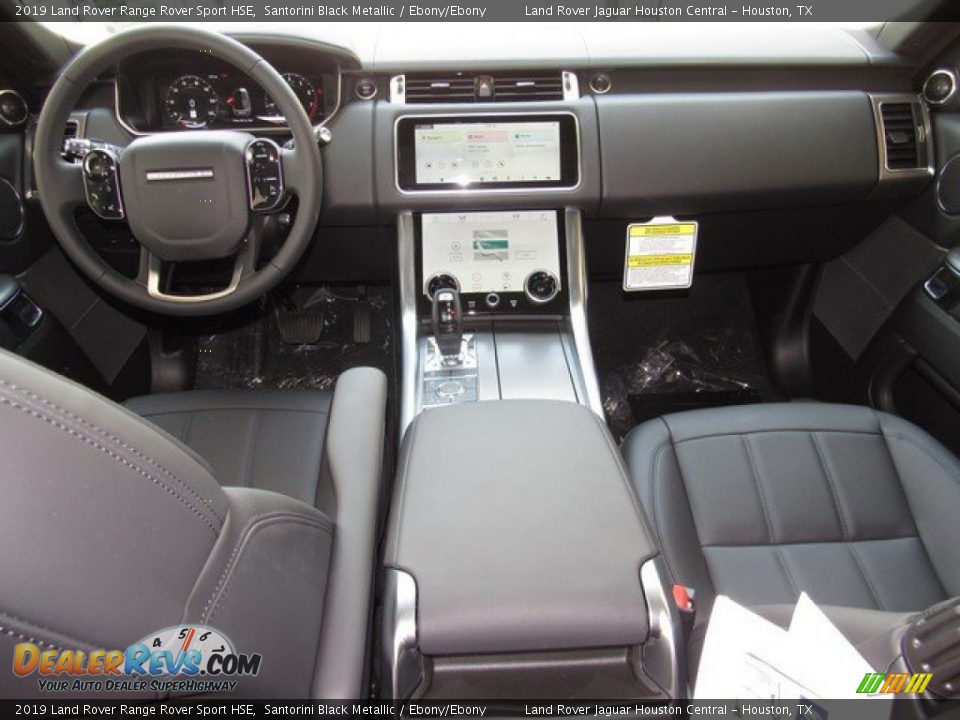 2019 Land Rover Range Rover Sport HSE Santorini Black Metallic / Ebony/Ebony Photo #4