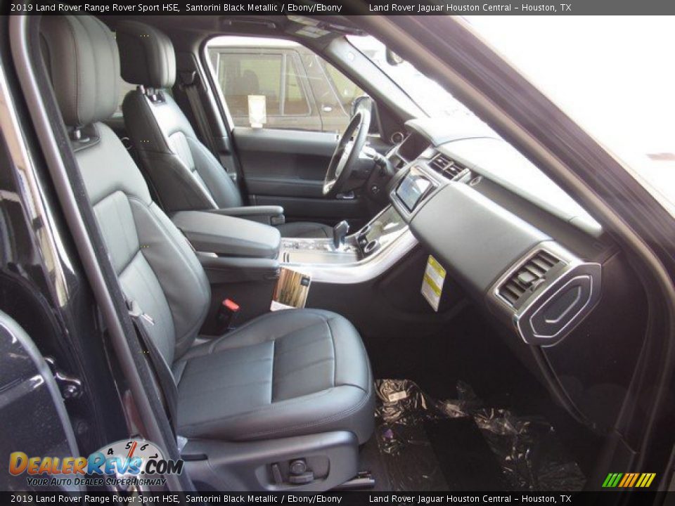2019 Land Rover Range Rover Sport HSE Santorini Black Metallic / Ebony/Ebony Photo #5