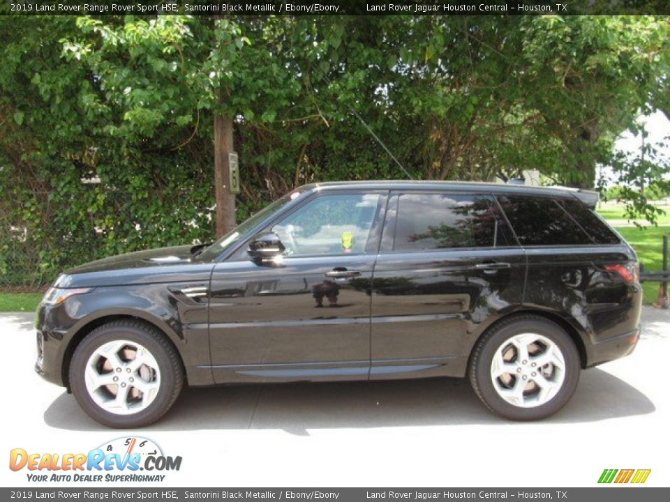 2019 Land Rover Range Rover Sport HSE Santorini Black Metallic / Ebony/Ebony Photo #11