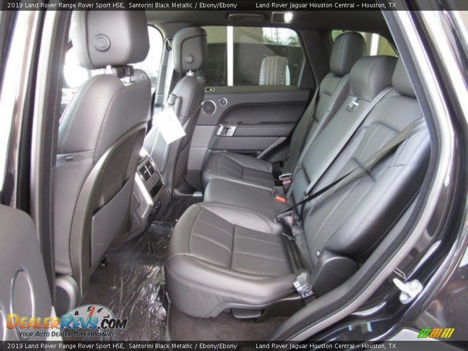 2019 Land Rover Range Rover Sport HSE Santorini Black Metallic / Ebony/Ebony Photo #13