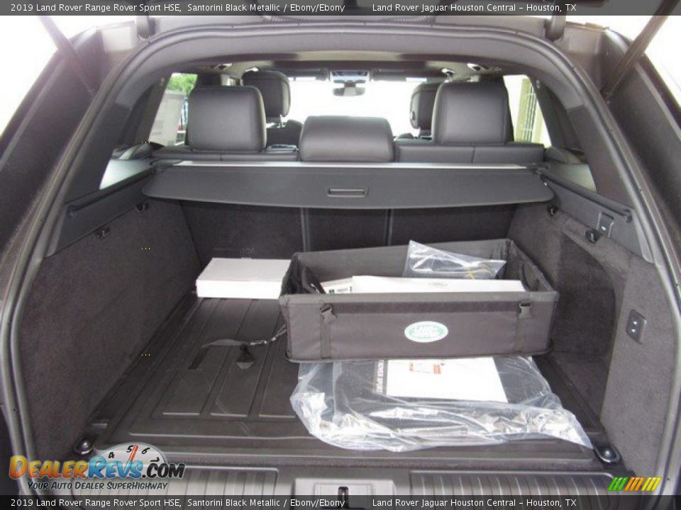 2019 Land Rover Range Rover Sport HSE Santorini Black Metallic / Ebony/Ebony Photo #17
