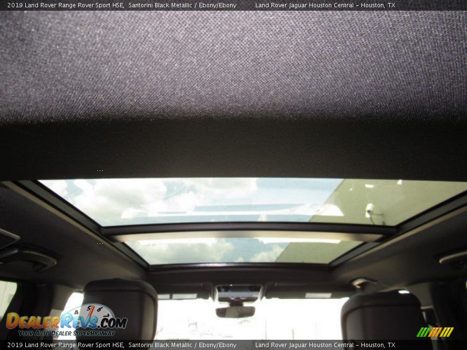 2019 Land Rover Range Rover Sport HSE Santorini Black Metallic / Ebony/Ebony Photo #18