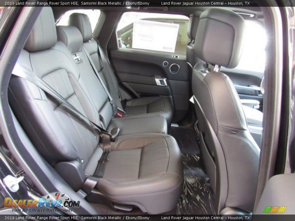 2019 Land Rover Range Rover Sport HSE Santorini Black Metallic / Ebony/Ebony Photo #19