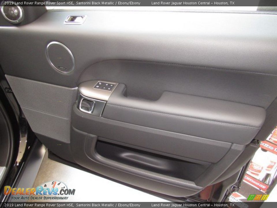 2019 Land Rover Range Rover Sport HSE Santorini Black Metallic / Ebony/Ebony Photo #20