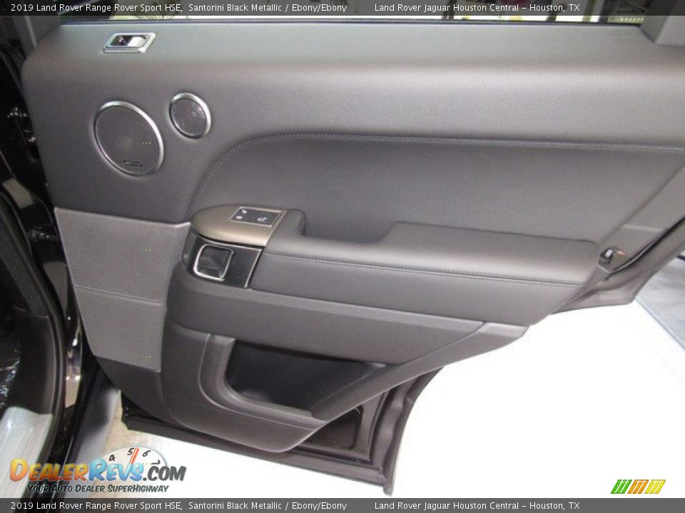 2019 Land Rover Range Rover Sport HSE Santorini Black Metallic / Ebony/Ebony Photo #21