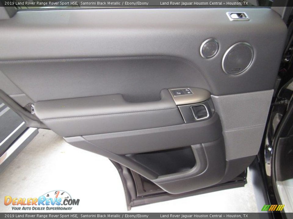 2019 Land Rover Range Rover Sport HSE Santorini Black Metallic / Ebony/Ebony Photo #22