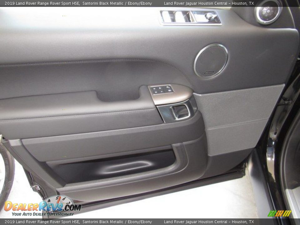 2019 Land Rover Range Rover Sport HSE Santorini Black Metallic / Ebony/Ebony Photo #23