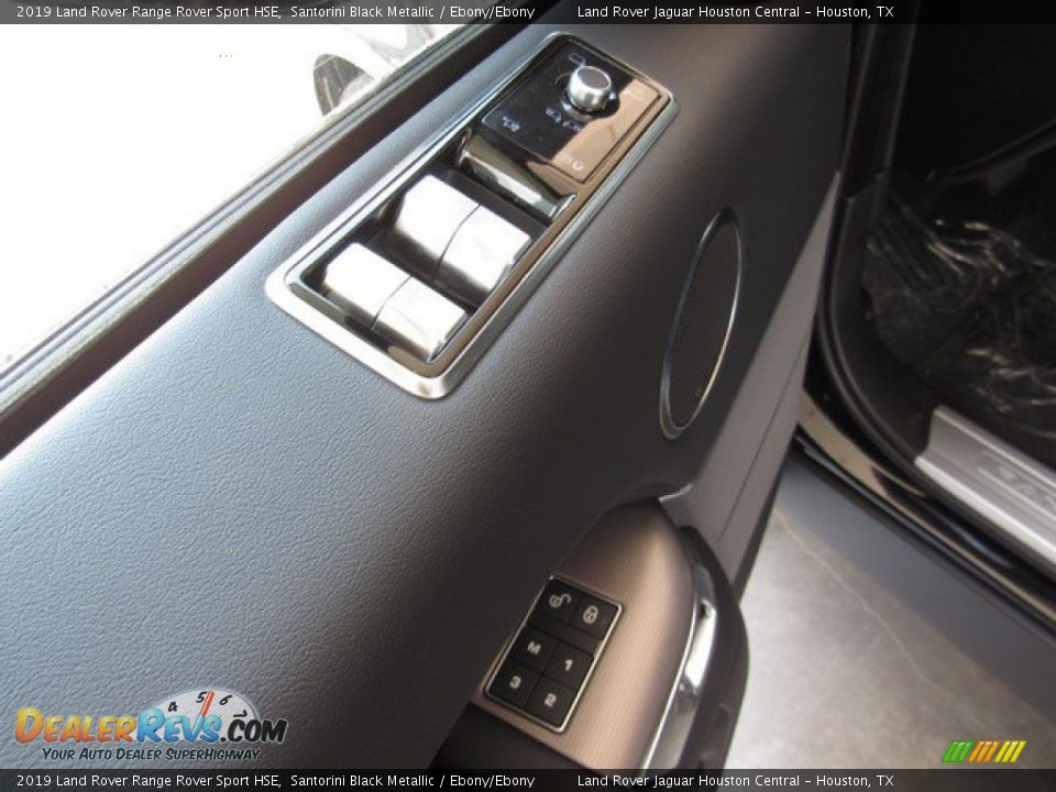 2019 Land Rover Range Rover Sport HSE Santorini Black Metallic / Ebony/Ebony Photo #24