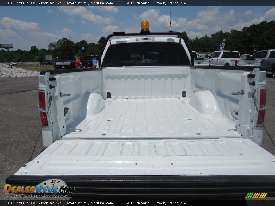 2010 Ford F150 XL SuperCab 4x4 Oxford White / Medium Stone Photo #30