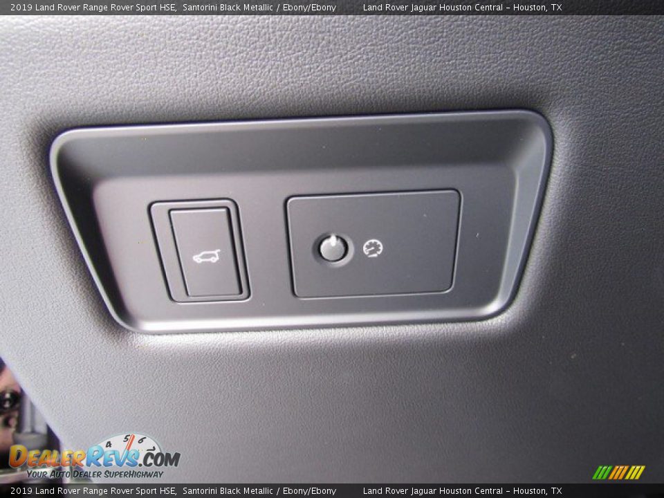 2019 Land Rover Range Rover Sport HSE Santorini Black Metallic / Ebony/Ebony Photo #26