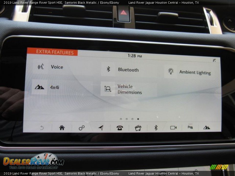 2019 Land Rover Range Rover Sport HSE Santorini Black Metallic / Ebony/Ebony Photo #32