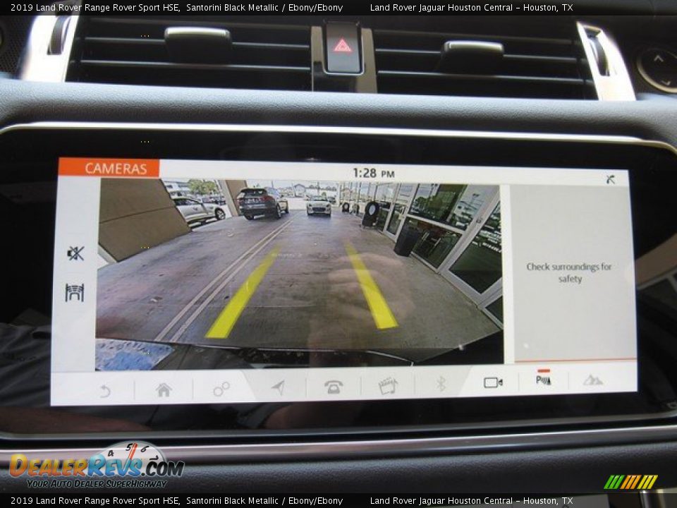 2019 Land Rover Range Rover Sport HSE Santorini Black Metallic / Ebony/Ebony Photo #34