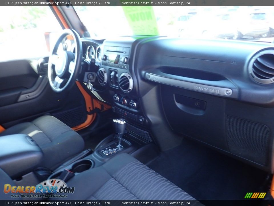 2012 Jeep Wrangler Unlimited Sport 4x4 Crush Orange / Black Photo #15