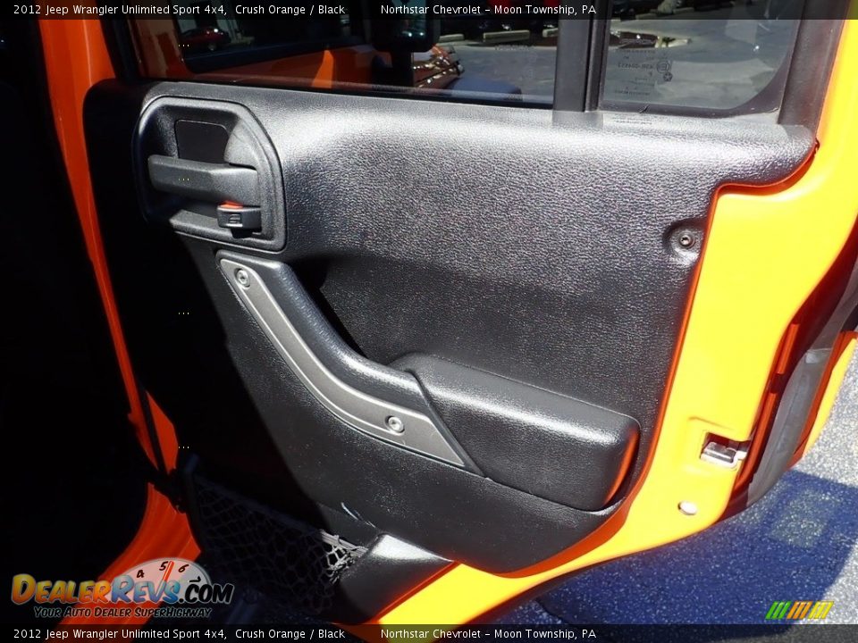 2012 Jeep Wrangler Unlimited Sport 4x4 Crush Orange / Black Photo #18