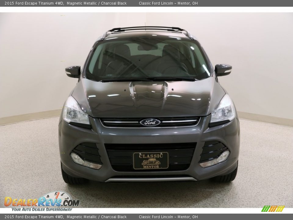 2015 Ford Escape Titanium 4WD Magnetic Metallic / Charcoal Black Photo #2