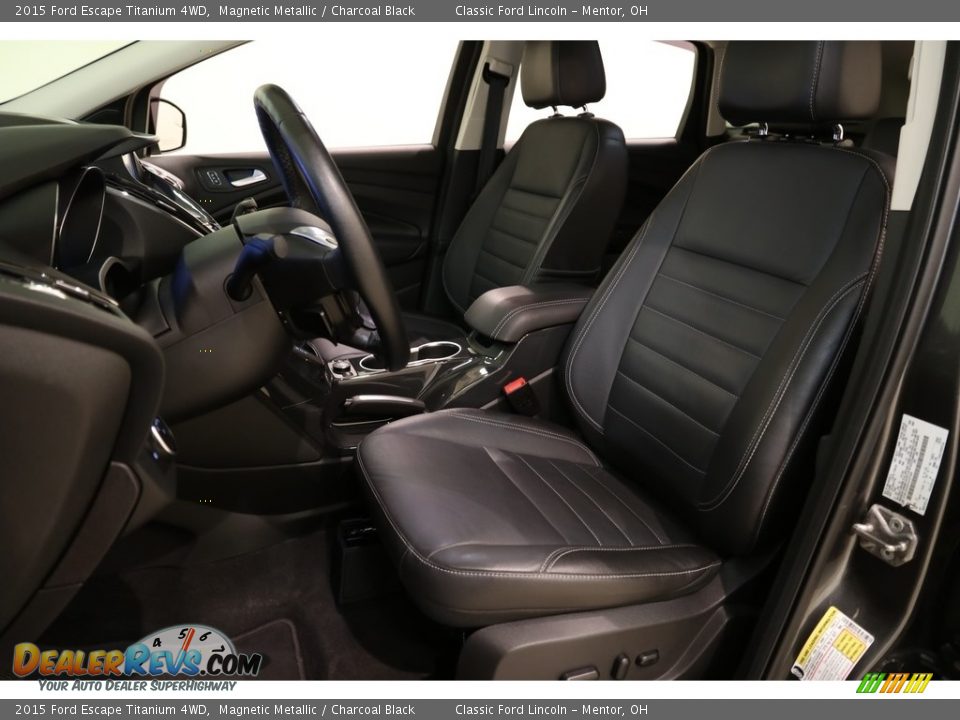 2015 Ford Escape Titanium 4WD Magnetic Metallic / Charcoal Black Photo #5