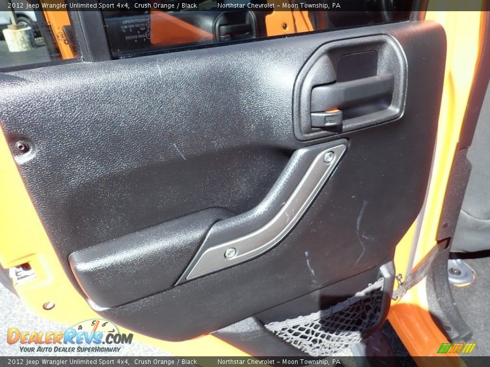 2012 Jeep Wrangler Unlimited Sport 4x4 Crush Orange / Black Photo #25