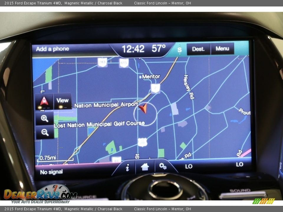 2015 Ford Escape Titanium 4WD Magnetic Metallic / Charcoal Black Photo #11