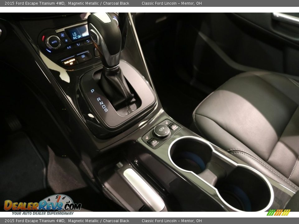 2015 Ford Escape Titanium 4WD Magnetic Metallic / Charcoal Black Photo #15