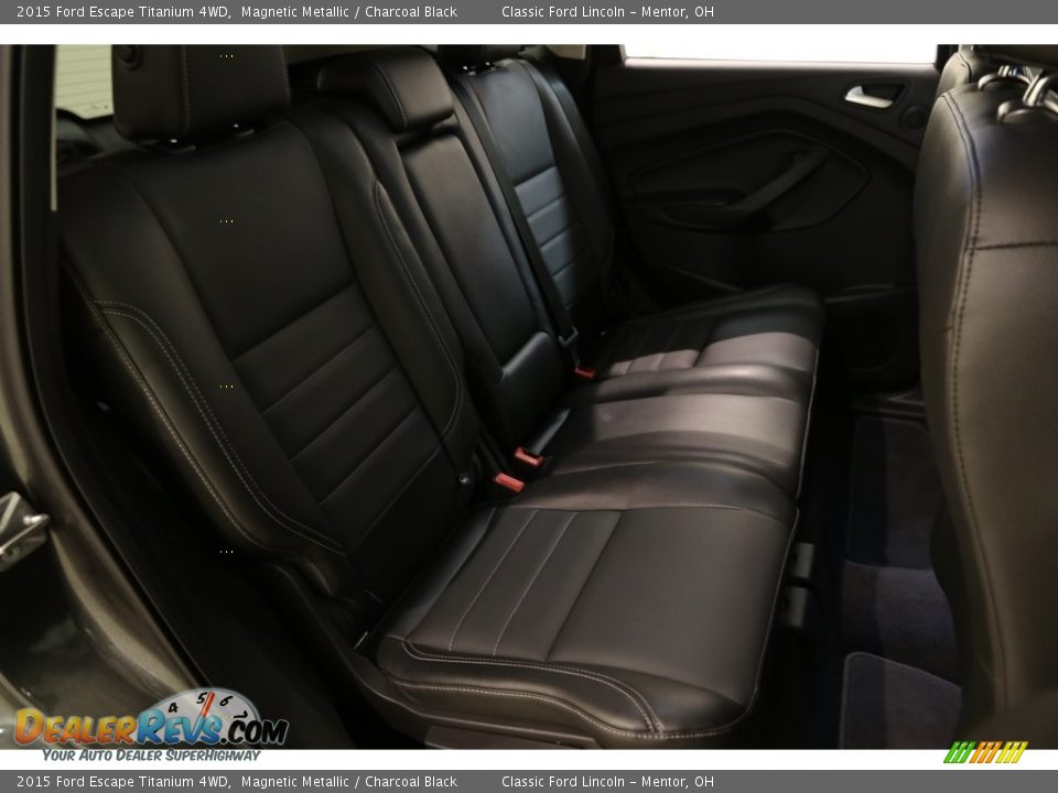 2015 Ford Escape Titanium 4WD Magnetic Metallic / Charcoal Black Photo #18